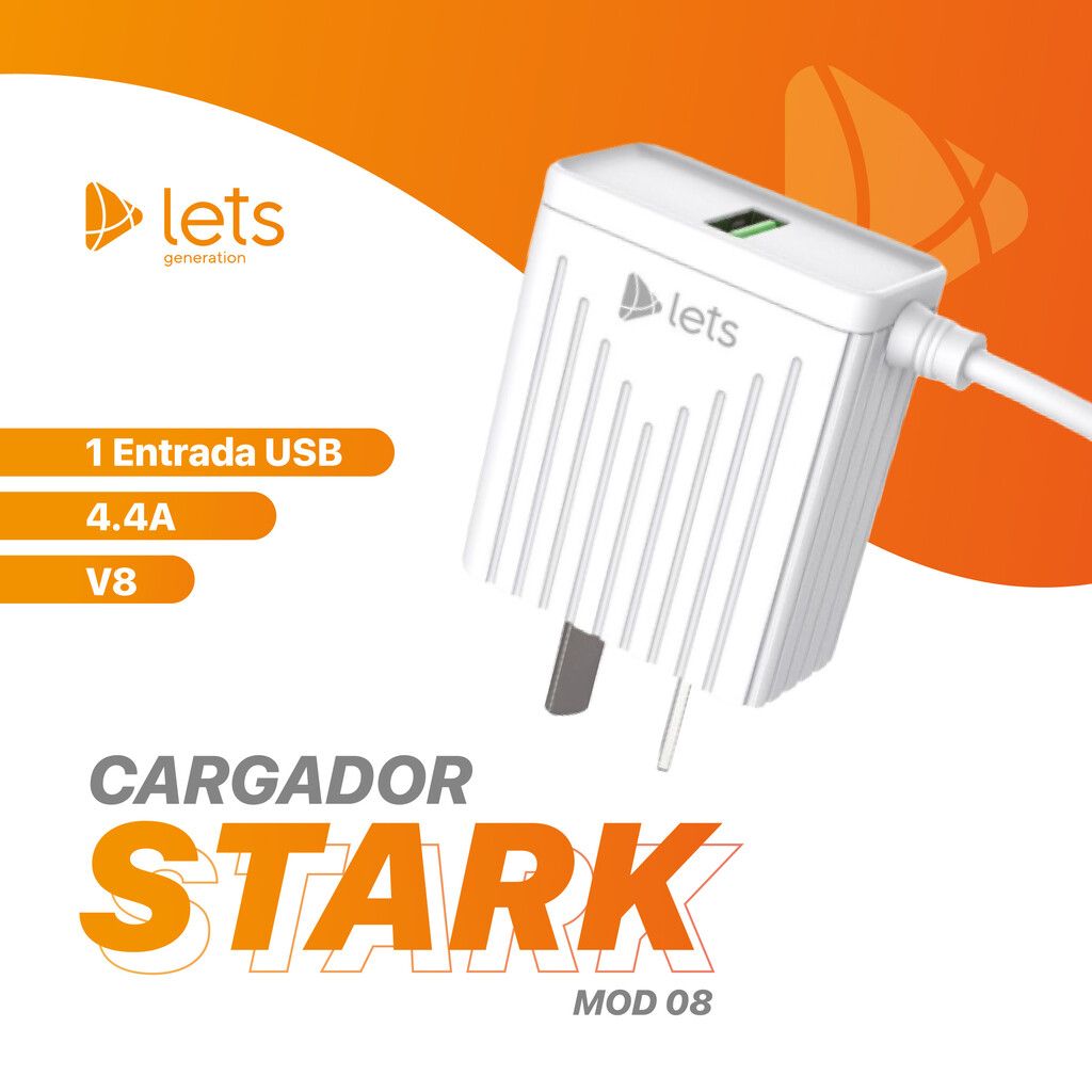 Cargador V Lets Mod A Usb C Cable V Blanco